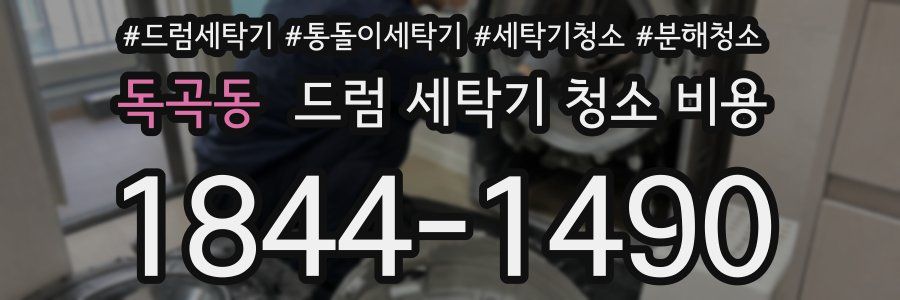 독곡동 드럼 세탁기 청소 비용