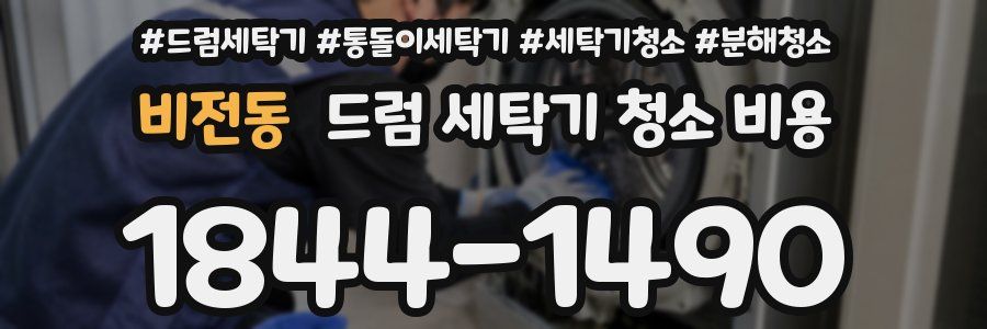 비전동 드럼 세탁기 청소 비용