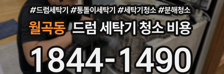 월곡동 드럼 세탁기 청소 비용