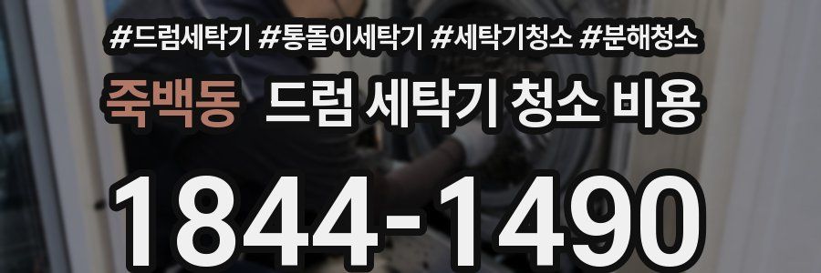 죽백동 드럼 세탁기 청소 비용