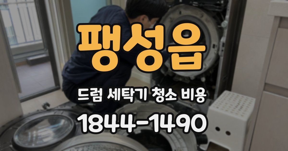 팽성읍 드럼 세탁기 청소 비용