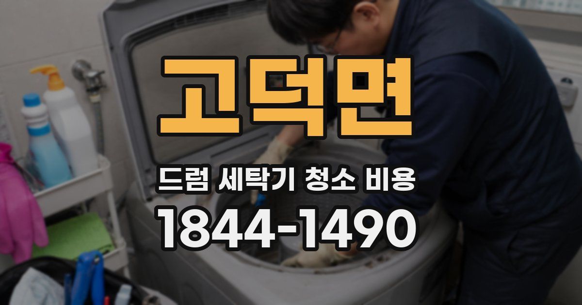 고덕면 드럼 세탁기 청소 비용