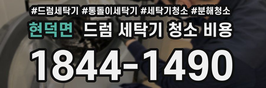 현덕면 드럼 세탁기 청소 비용