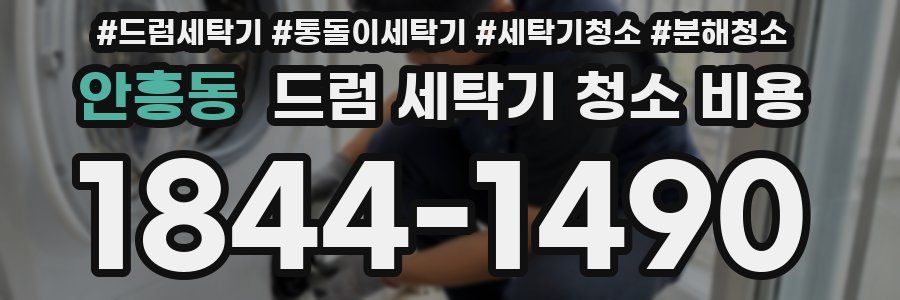 안흥동 드럼 세탁기 청소 비용