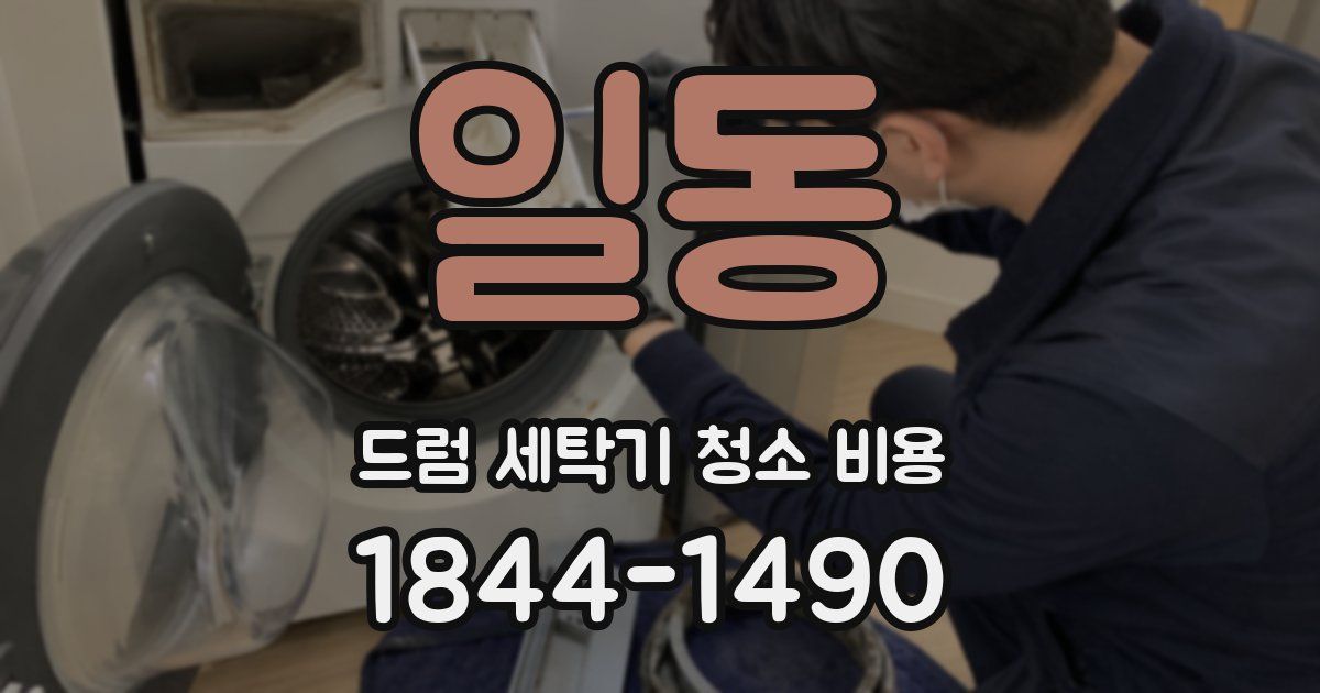 일동 드럼 세탁기 청소 비용