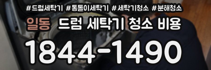 일동 드럼 세탁기 청소 비용
