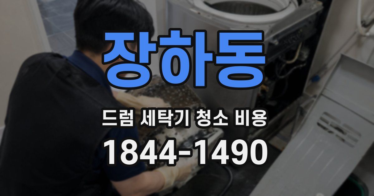 장하동 드럼 세탁기 청소 비용