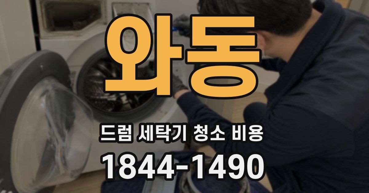 와동 드럼 세탁기 청소 비용