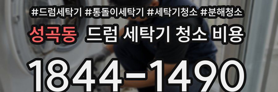 성곡동 드럼 세탁기 청소 비용
