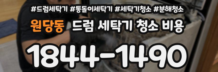 원당동 드럼 세탁기 청소 비용