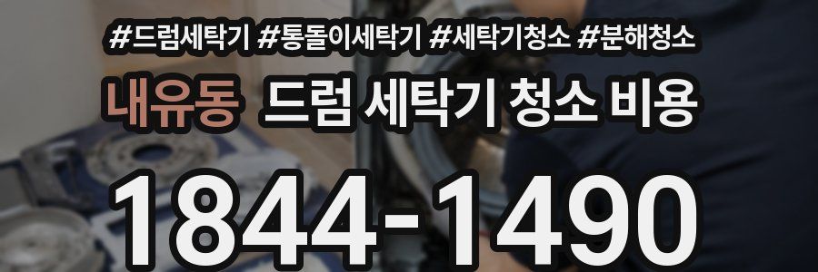 내유동 드럼 세탁기 청소 비용