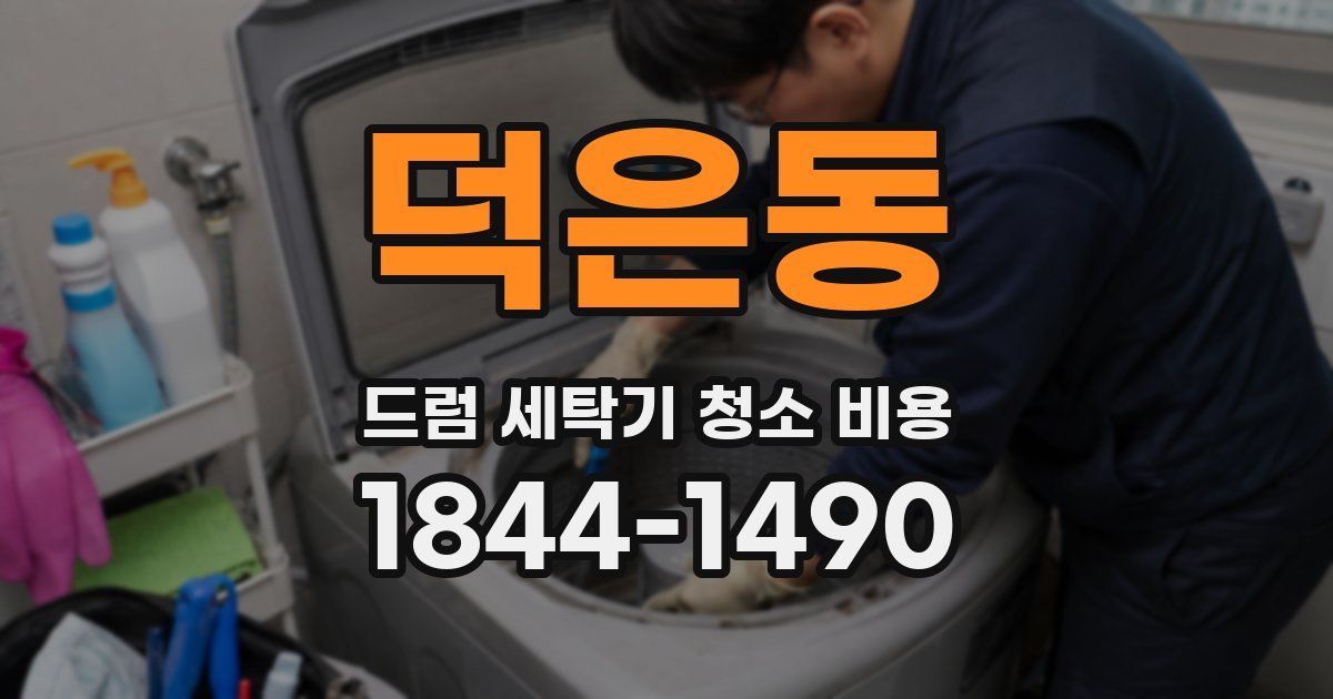 덕은동 드럼 세탁기 청소 비용