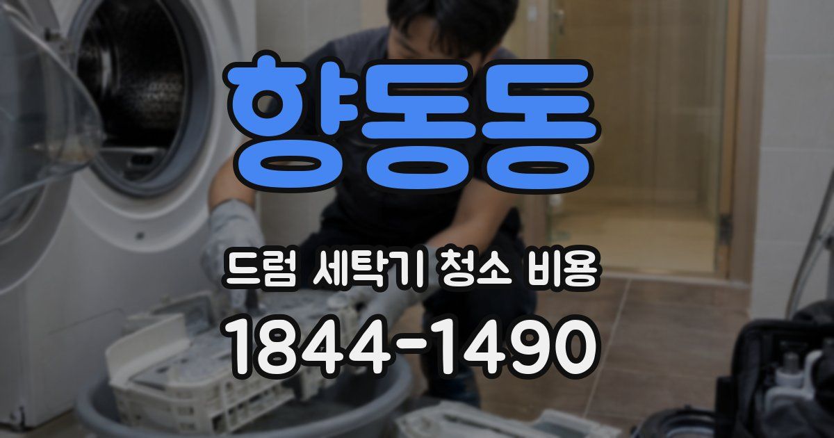향동동 드럼 세탁기 청소 비용