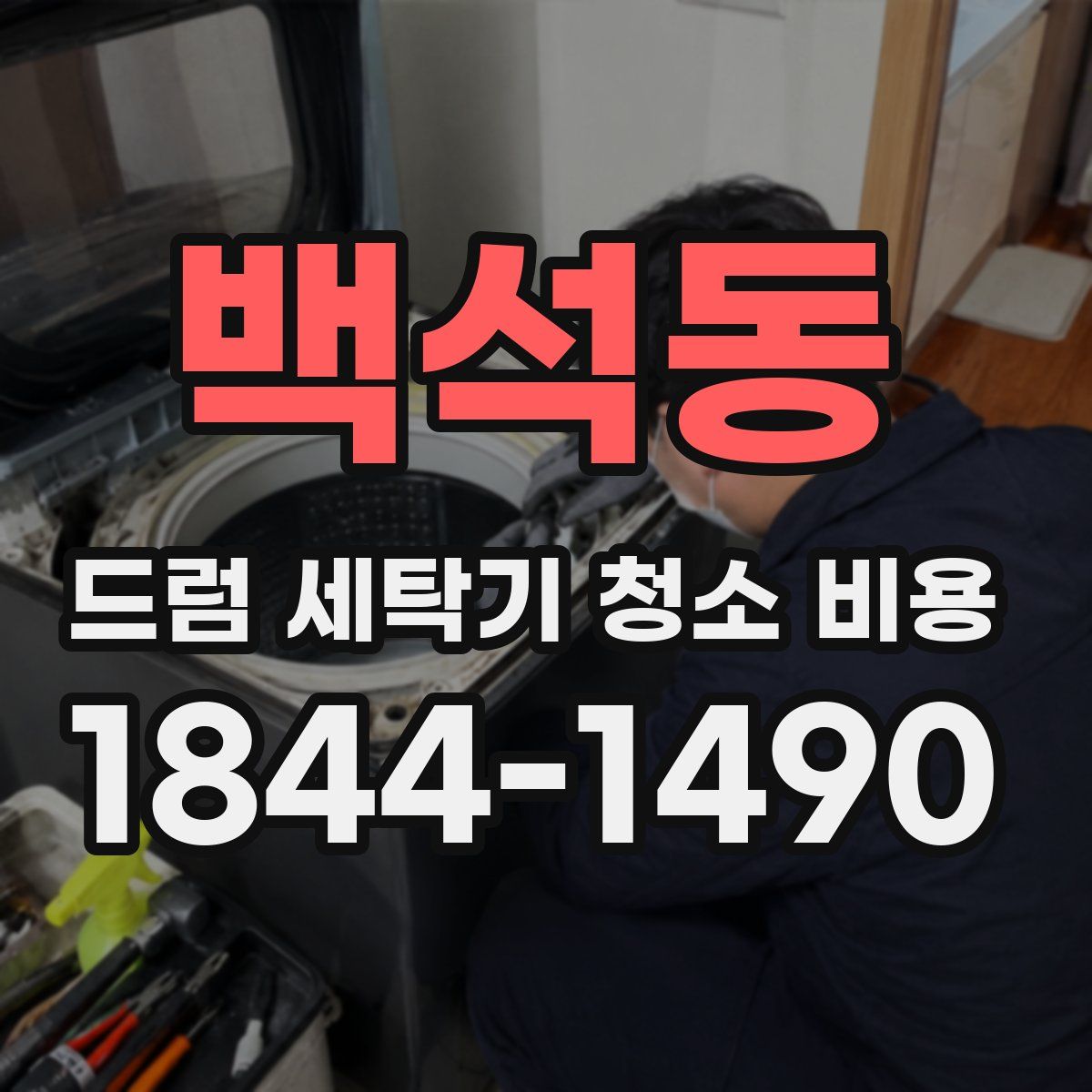 백석동 드럼 세탁기 청소 비용