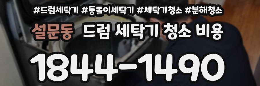 설문동 드럼 세탁기 청소 비용
