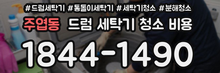 주엽동 드럼 세탁기 청소 비용