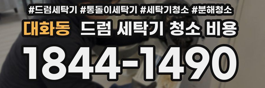 대화동 드럼 세탁기 청소 비용