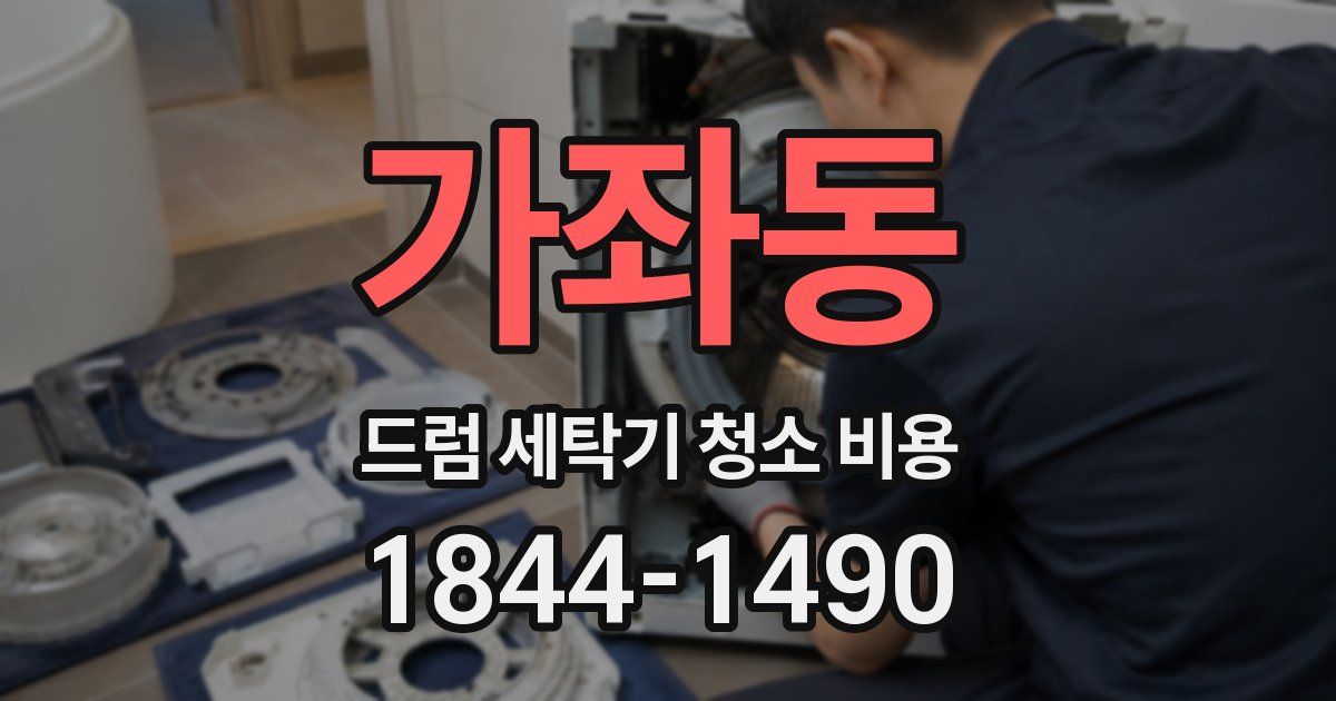 가좌동 드럼 세탁기 청소 비용