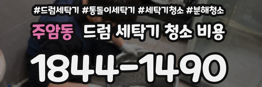 주암동 드럼 세탁기 청소 비용