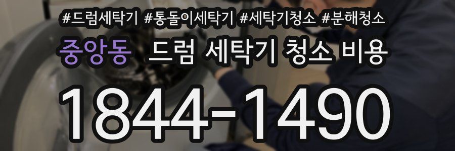 중앙동 드럼 세탁기 청소 비용