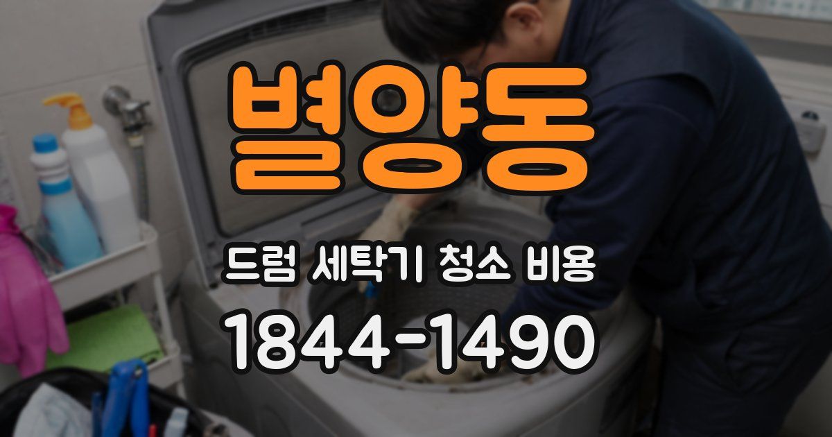 별양동 드럼 세탁기 청소 비용