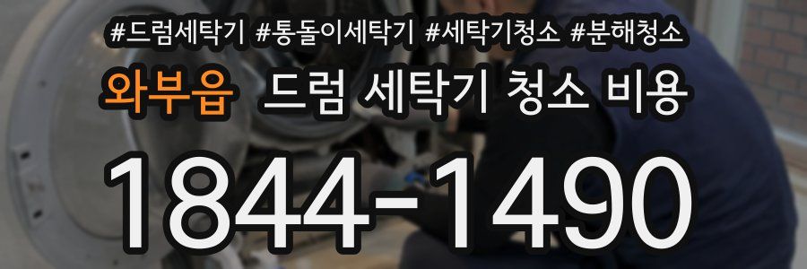 와부읍 드럼 세탁기 청소 비용