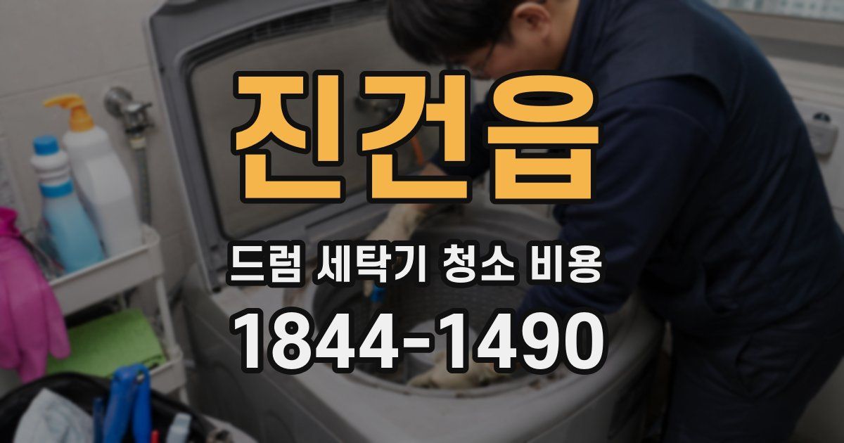 진건읍 드럼 세탁기 청소 비용