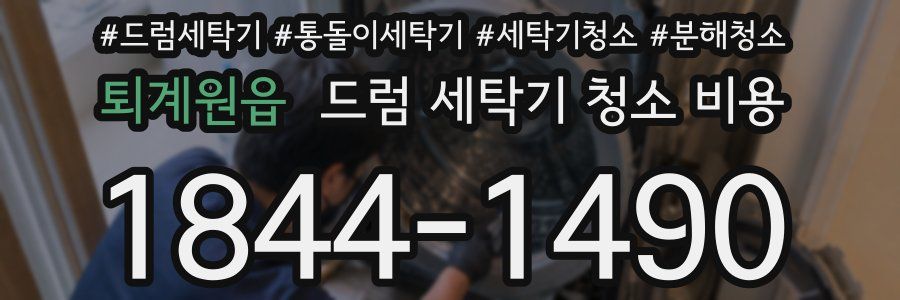 퇴계원읍 드럼 세탁기 청소 비용