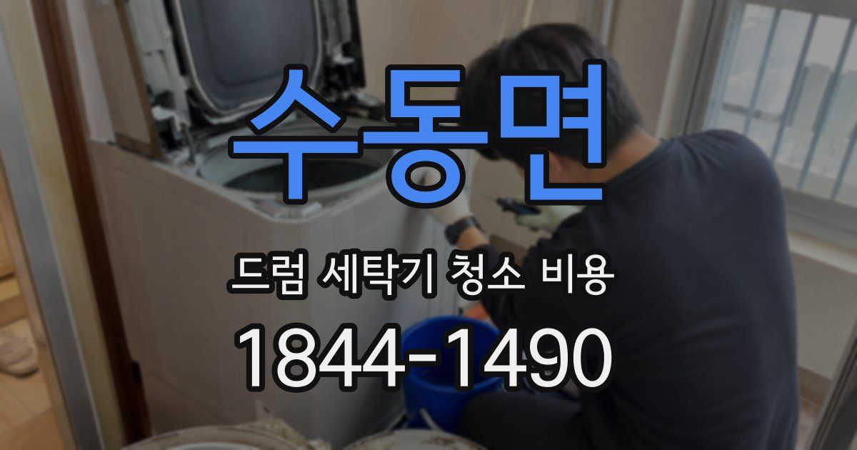 수동면 드럼 세탁기 청소 비용