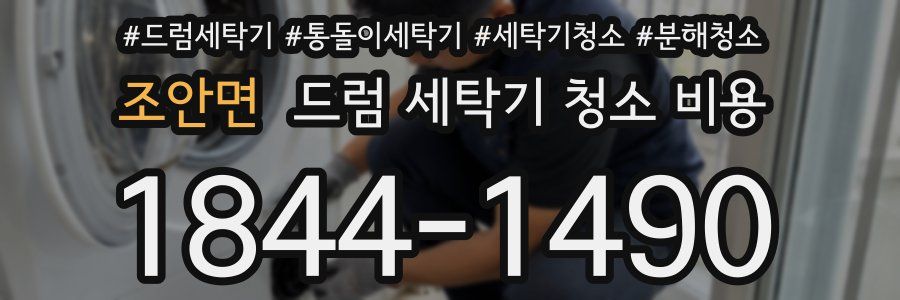 조안면 드럼 세탁기 청소 비용