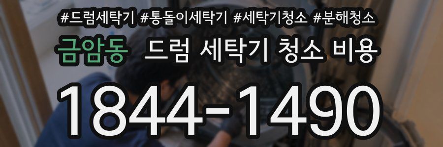 금암동 드럼 세탁기 청소 비용