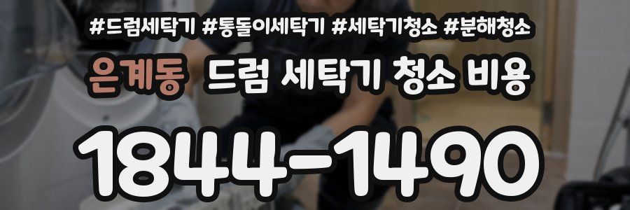 은계동 드럼 세탁기 청소 비용