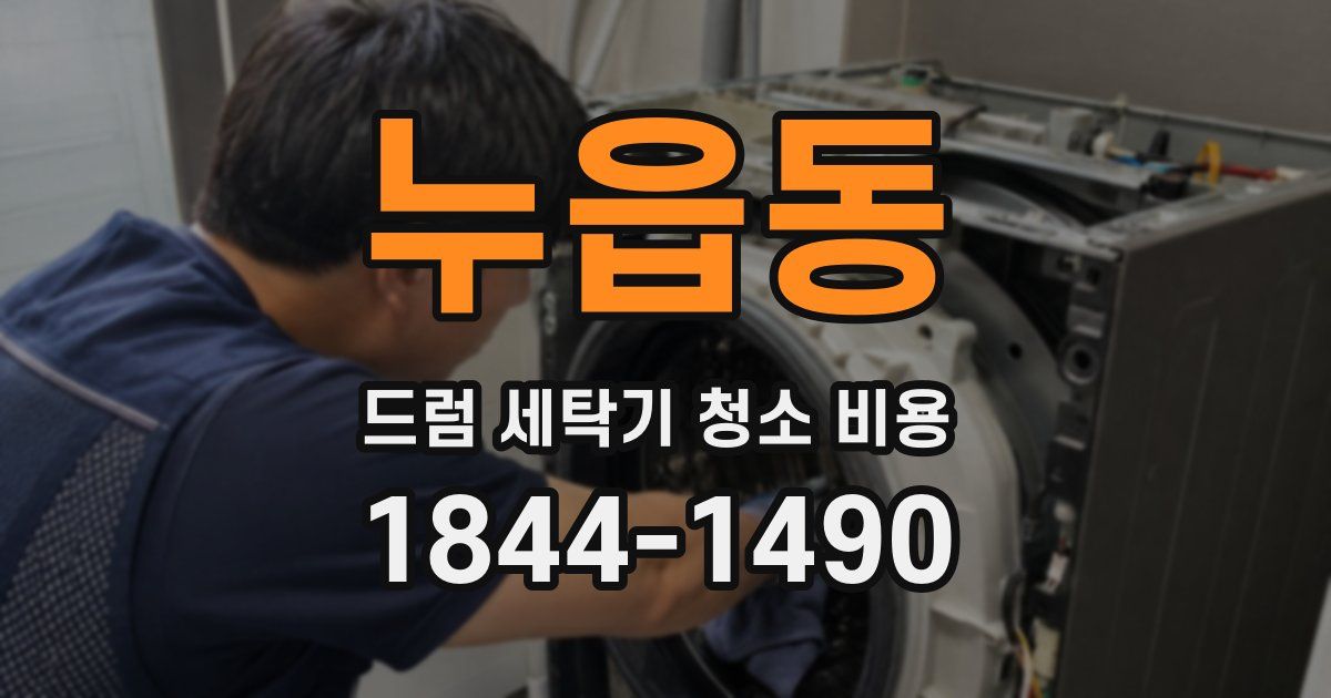 누읍동 드럼 세탁기 청소 비용