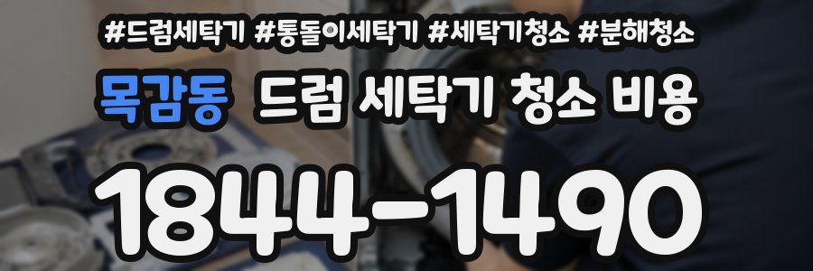 목감동 드럼 세탁기 청소 비용