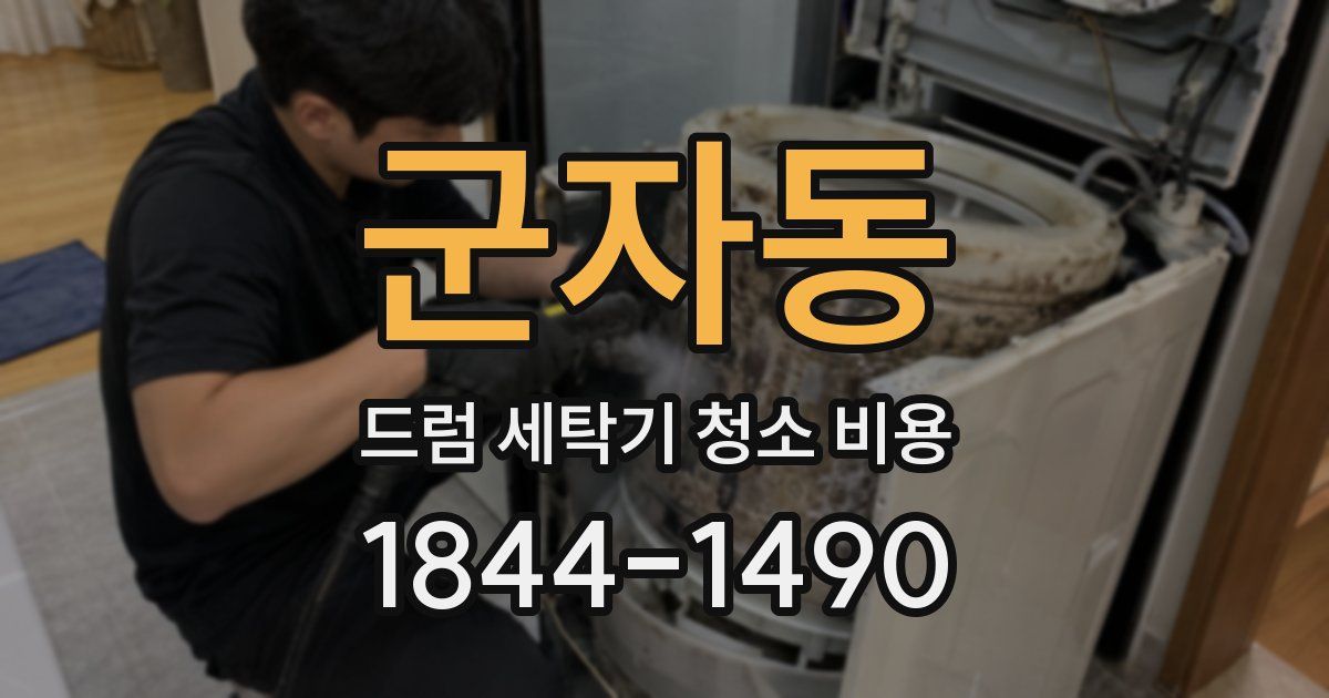 군자동 드럼 세탁기 청소 비용