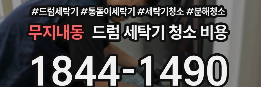 무지내동 드럼 세탁기 청소 비용