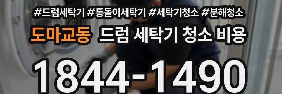 도마교동 드럼 세탁기 청소 비용
