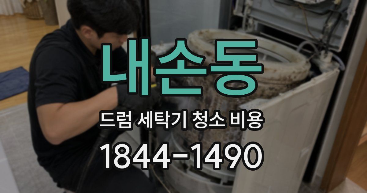 내손동 드럼 세탁기 청소 비용