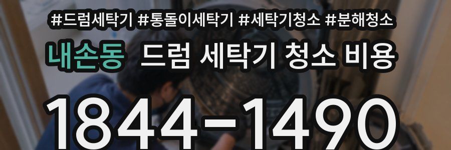 내손동 드럼 세탁기 청소 비용