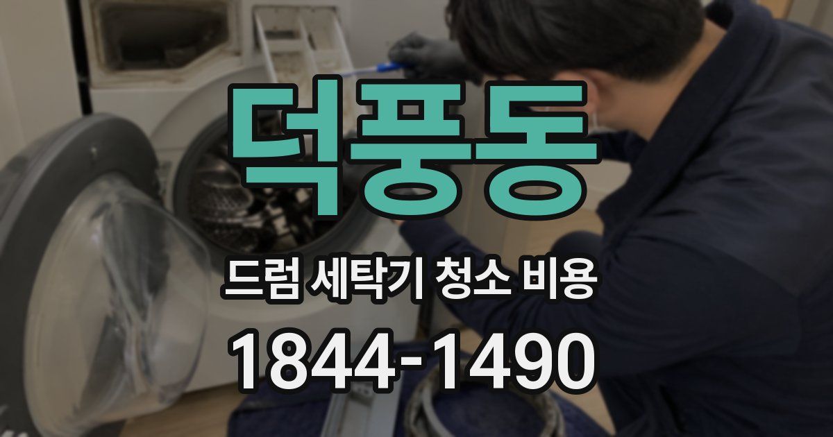 덕풍동 드럼 세탁기 청소 비용