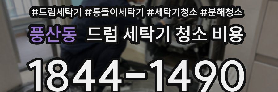 풍산동 드럼 세탁기 청소 비용