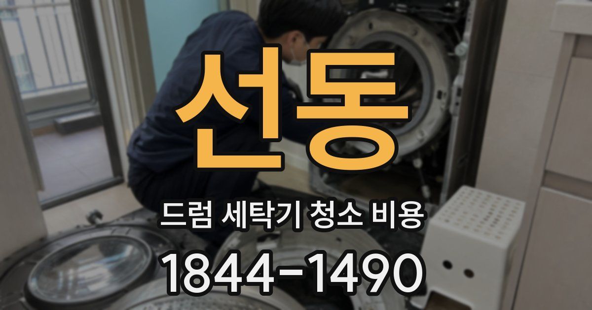 선동 드럼 세탁기 청소 비용
