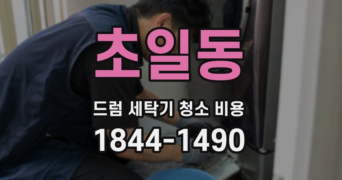초일동 드럼 세탁기 청소 비용