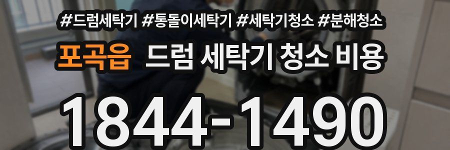 포곡읍 드럼 세탁기 청소 비용