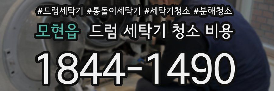 모현읍 드럼 세탁기 청소 비용