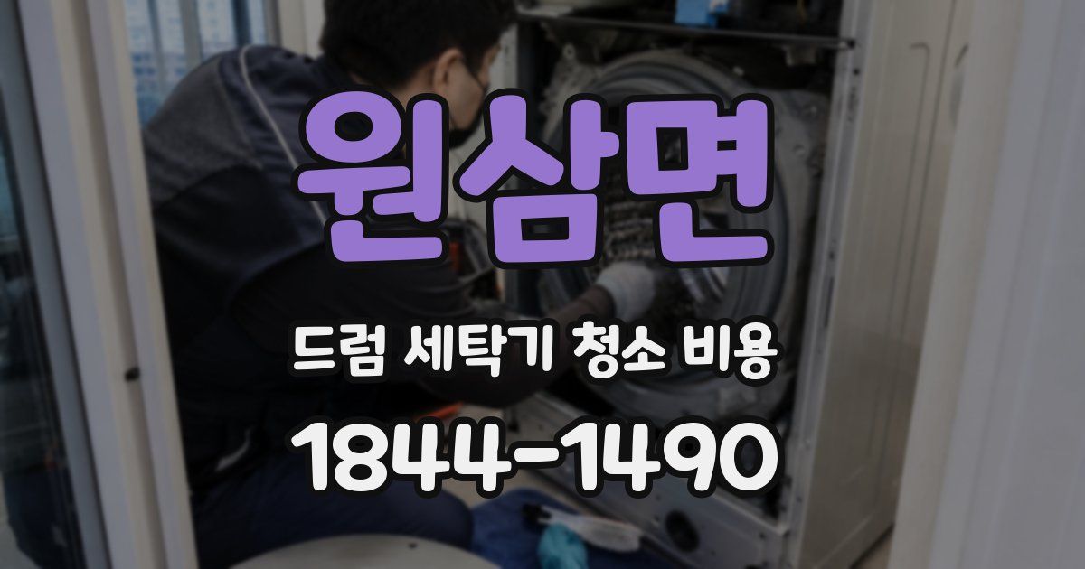 원삼면 드럼 세탁기 청소 비용