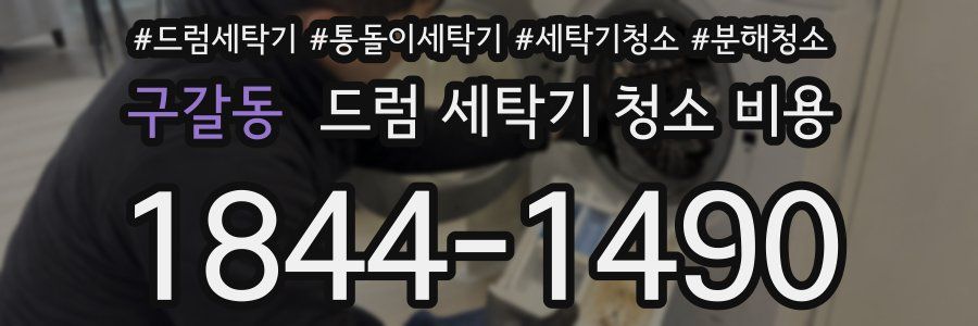 구갈동 드럼 세탁기 청소 비용