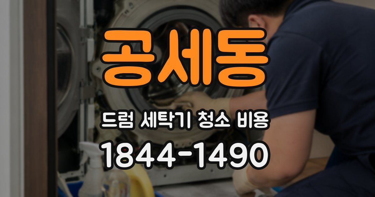 공세동 드럼 세탁기 청소 비용