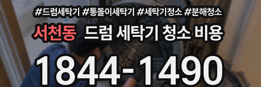 서천동 드럼 세탁기 청소 비용