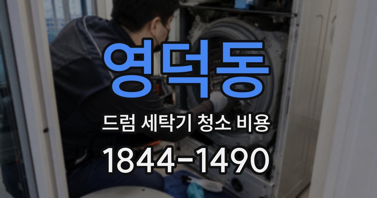 영덕동 드럼 세탁기 청소 비용
